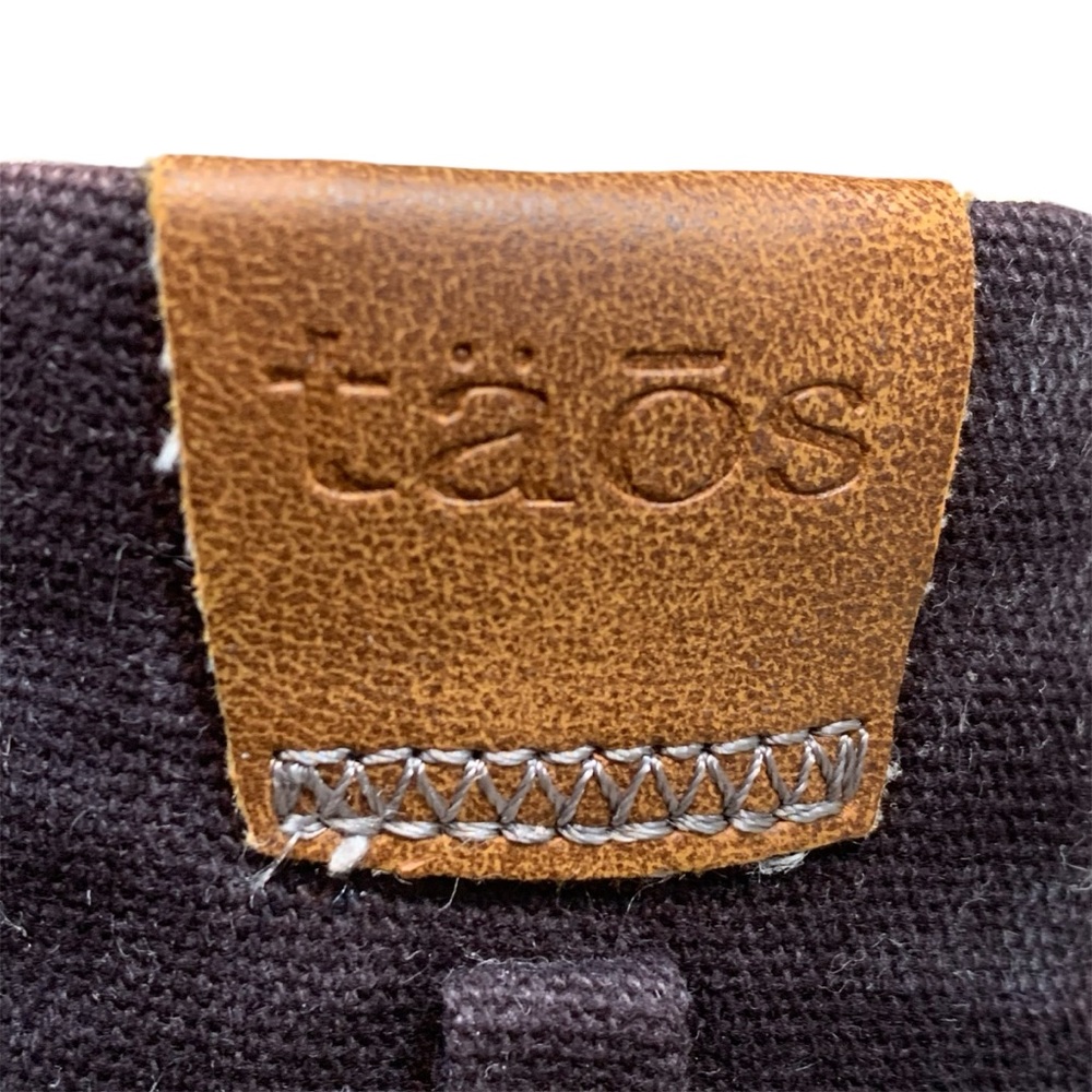 Taos Star Black/Charcoal Canvas Sneaker 8.5 Lace Up Low Top Casual Comfort Shoes - Picture 11 of 16